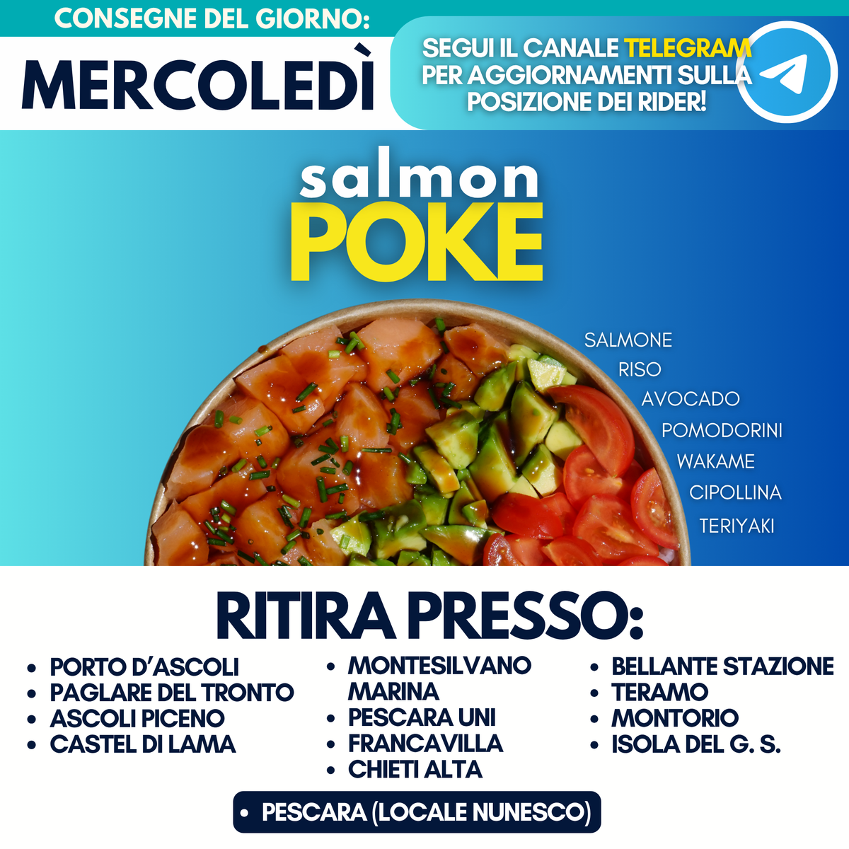 Salmon Poke - Mercoledì 16