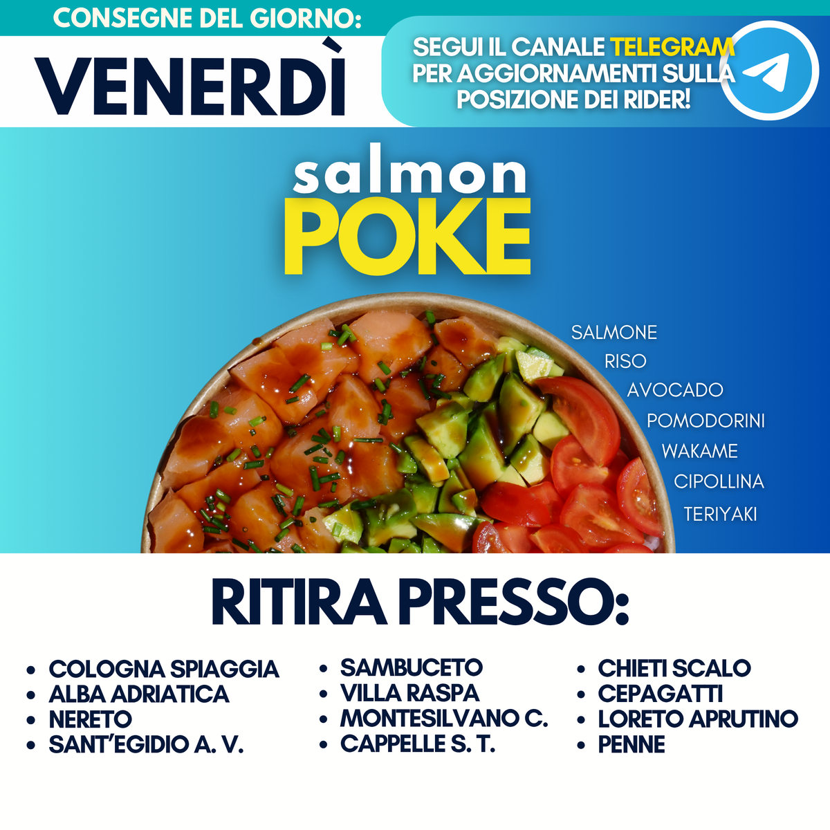 Salmon Poke - Venerdì 18