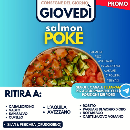 Salmon Poke - Giovedì 16