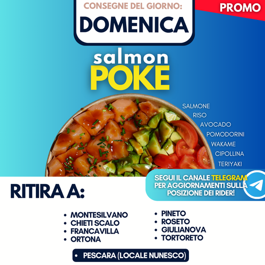 Salmon Poke - Domenica 19