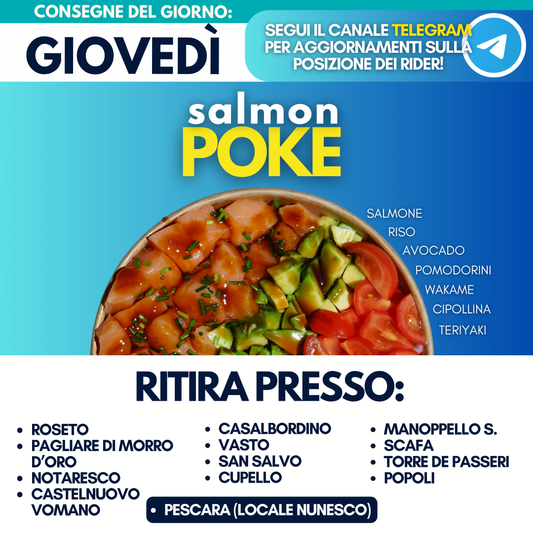 Salmon Poke - Giovedì 11