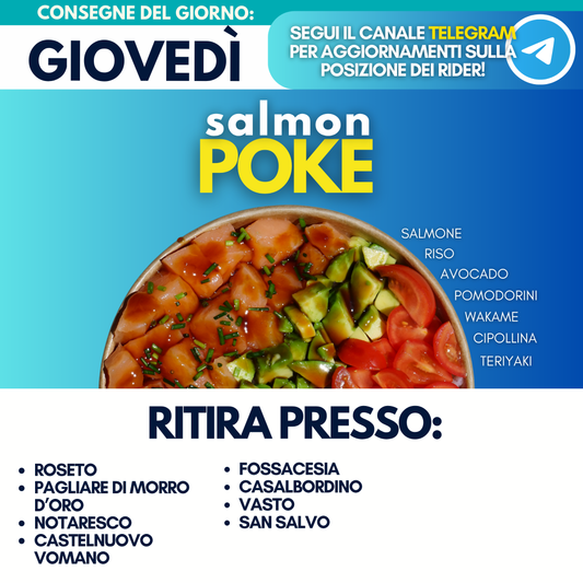 Salmon Poke - Giovedì 17