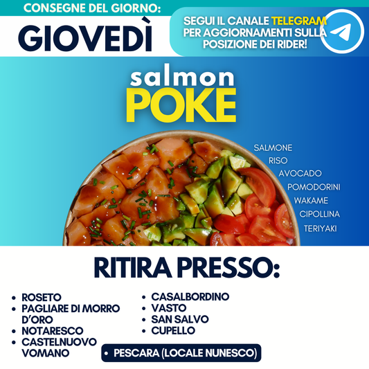 Salmon Poke - Giovedì 30