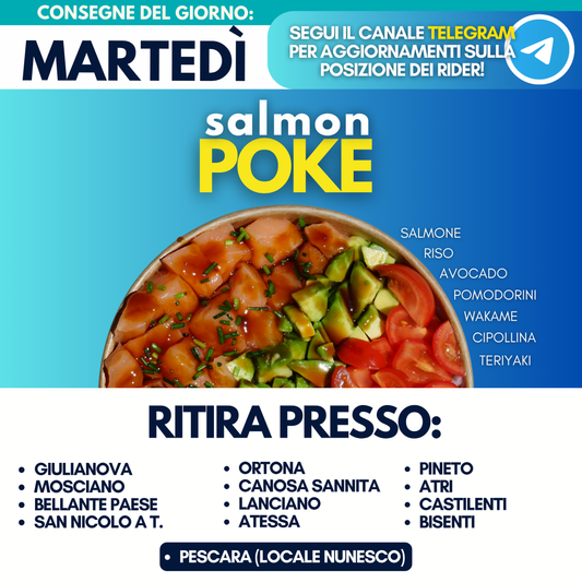 Salmon Poke - Martedì 22