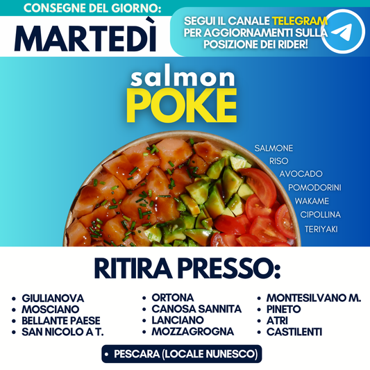 Salmon Poke - Martedì 28