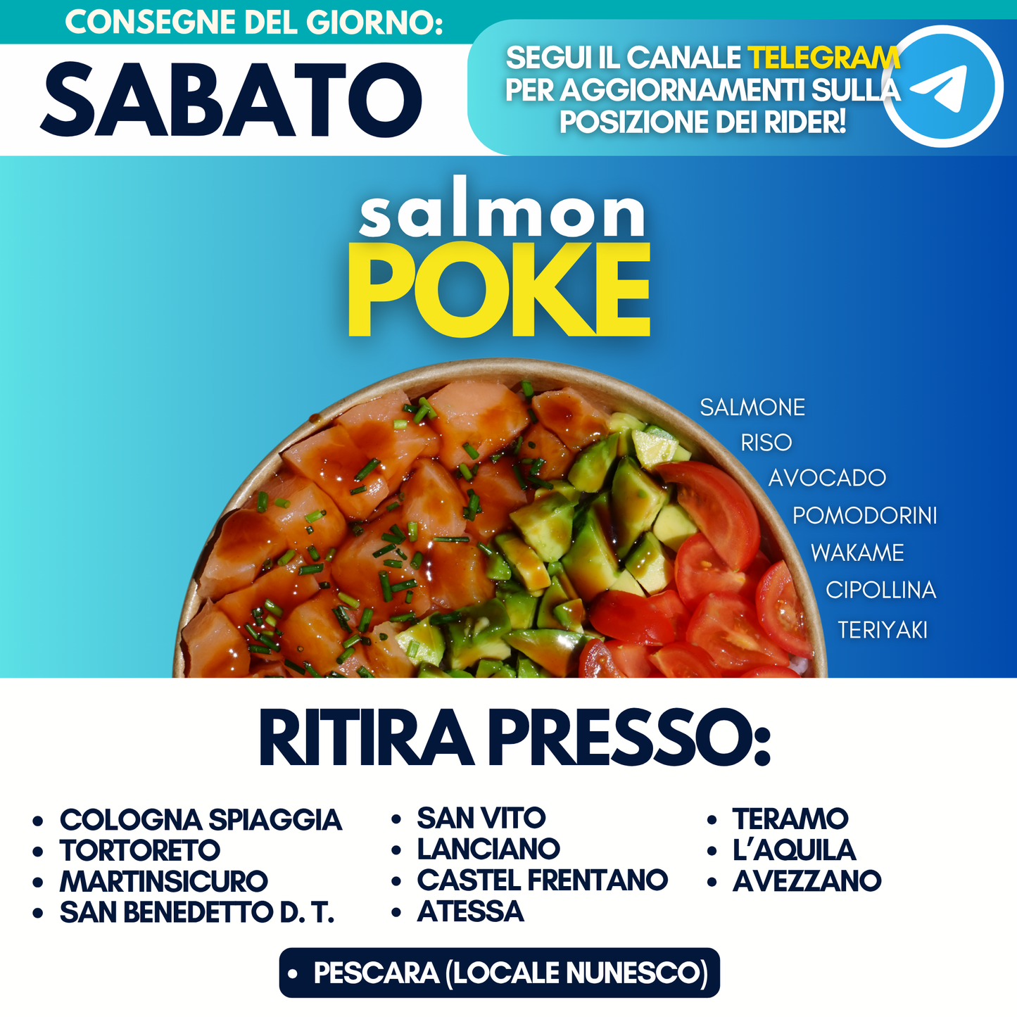 Salmon Poke - Sabato 6