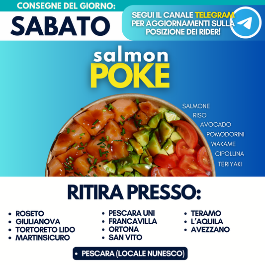 Salmon Poke - Sabato 19
