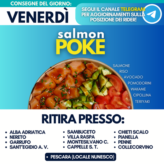 Salmon Poke - Venerdì 5