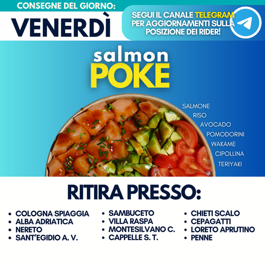 Salmon Poke - Venerdì 18